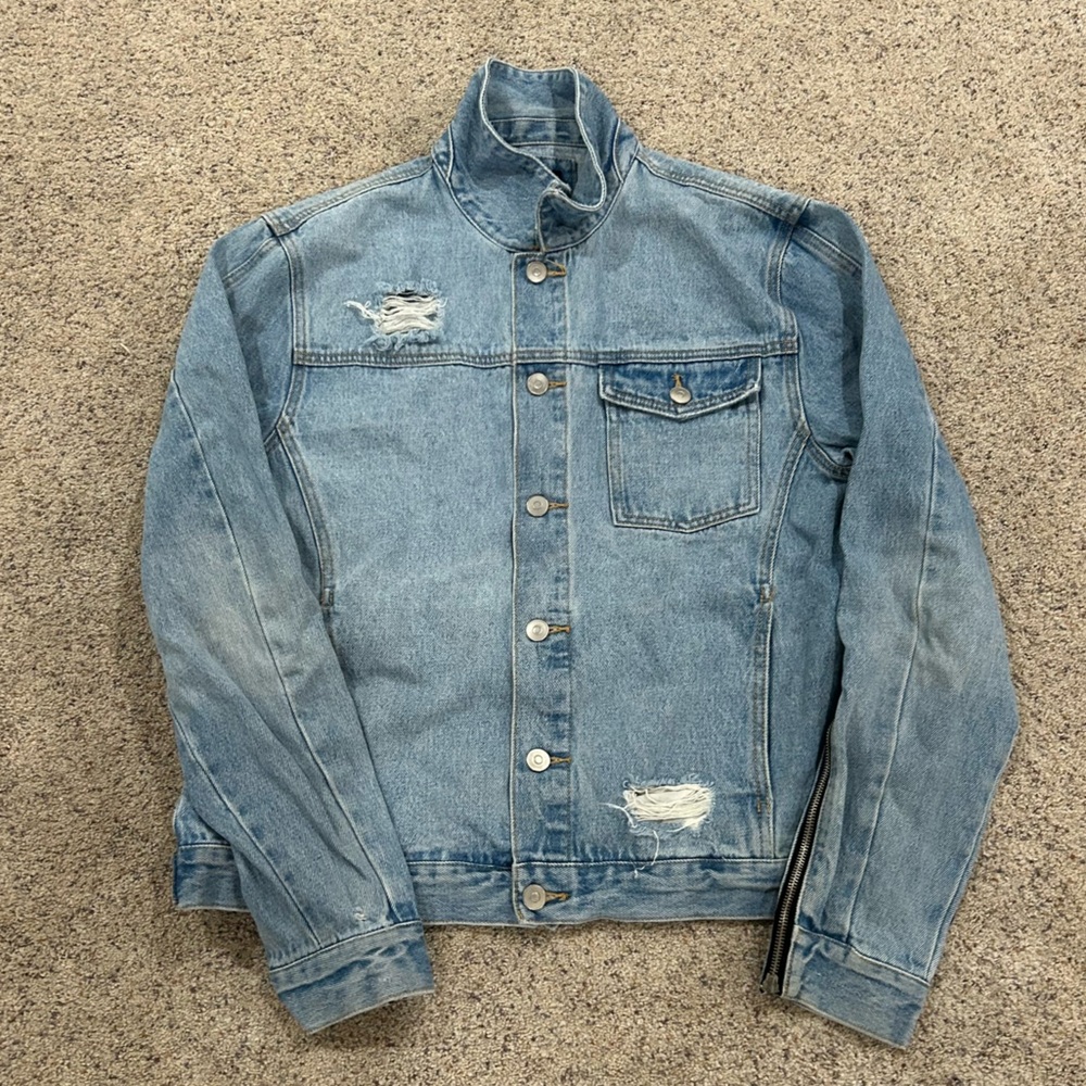 F21 Denim Button Jacket